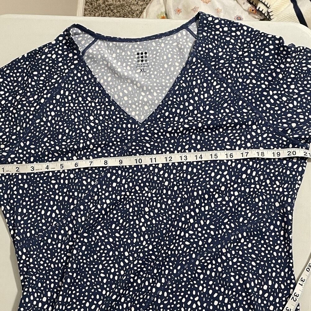 Title Nine Sayonara Cafe Sleeve Dress XL Dots - Picture 10 of 13